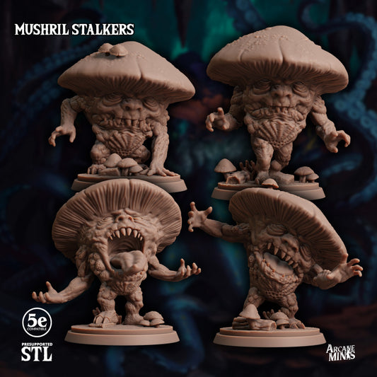 Mushril Stalker - Crouched (25mm Base)