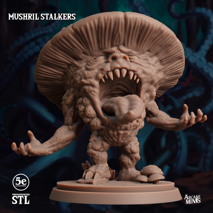 Mushril Stalker - Crouched (25mm Base)