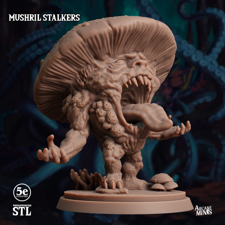Mushril Stalker - Crouched (25mm Base)