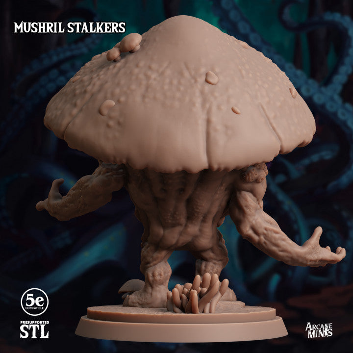 Mushril Stalker - Crouched (25mm Base)