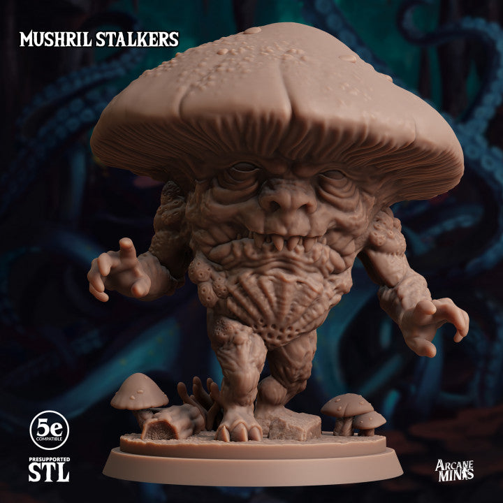 Mushril Stalker - Crouched (25mm Base)