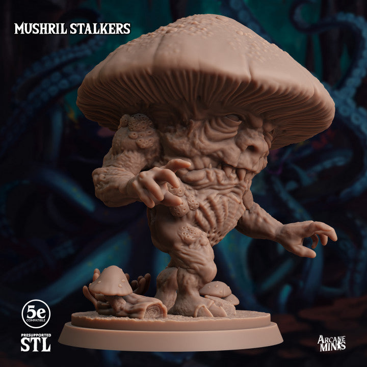 Mushril Stalker - Crouched (25mm Base)