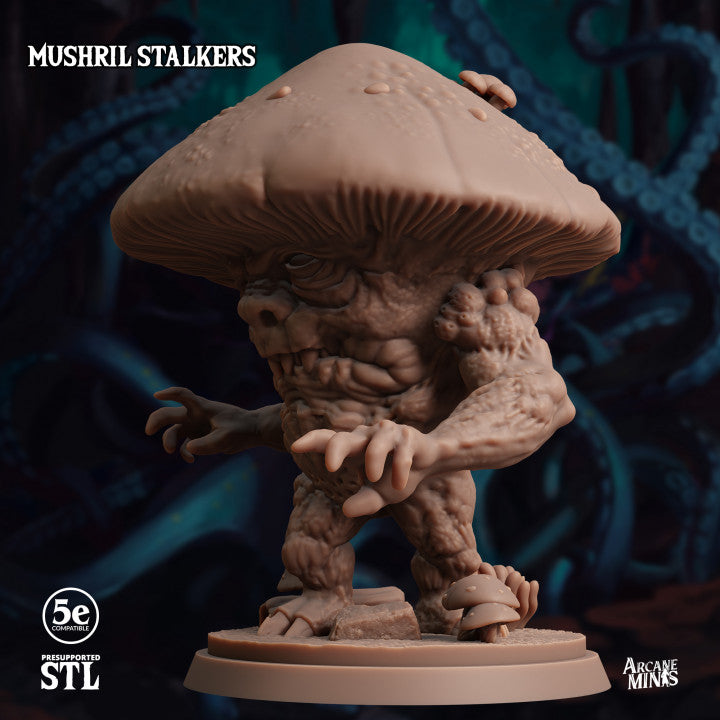 Mushril Stalker - Crouched (25mm Base)