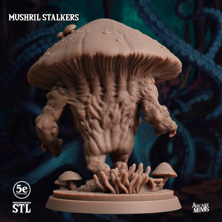 Mushril Stalker - Crouched (25mm Base)