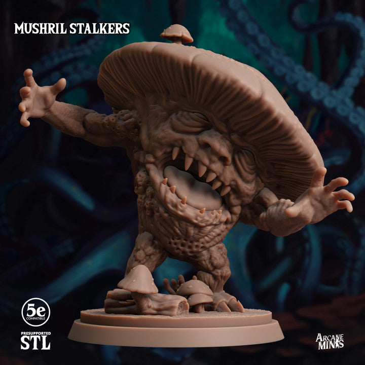 Mushril Stalker - Crouched (25mm Base)