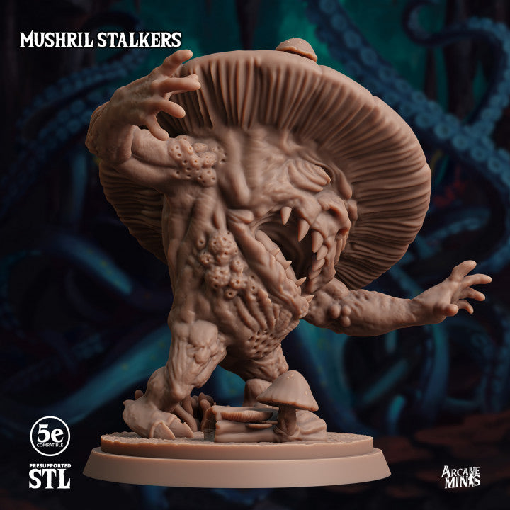 Mushril Stalker - Crouched (25mm Base)