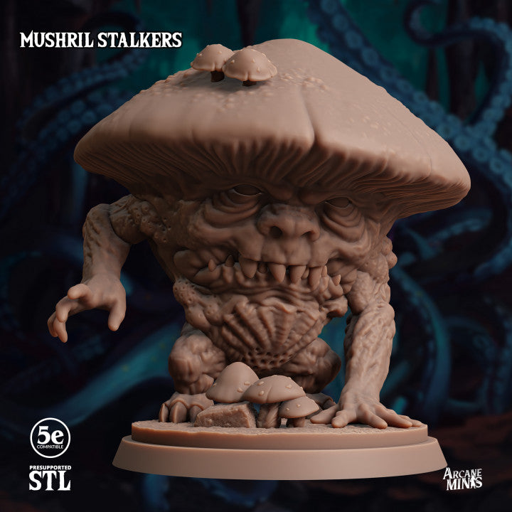 Mushril Stalker - Crouched (25mm Base)
