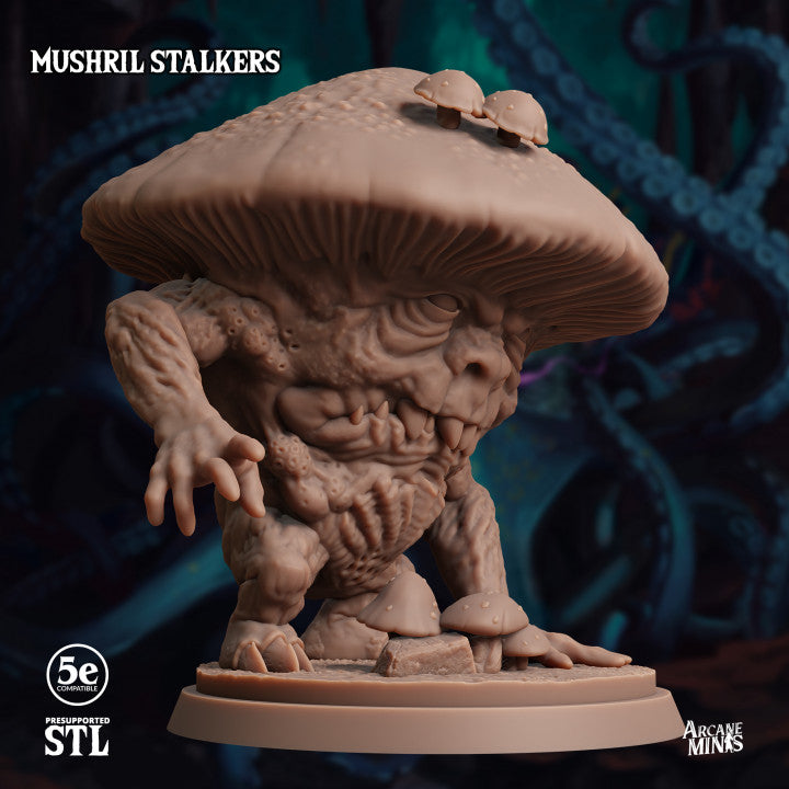 Mushril Stalker - Crouched (25mm Base)