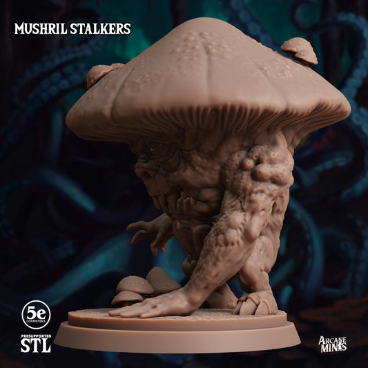 Mushril Stalker - Crouched (25mm Base)