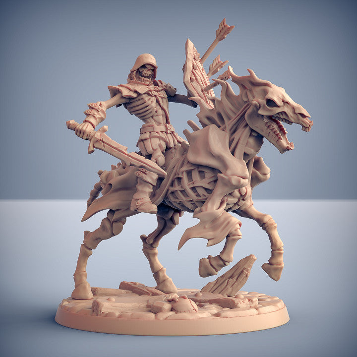 Undead Skeleton Rider Nightmare | Large | Artisan Guild | D&D DnD Pathfinder Miniature
