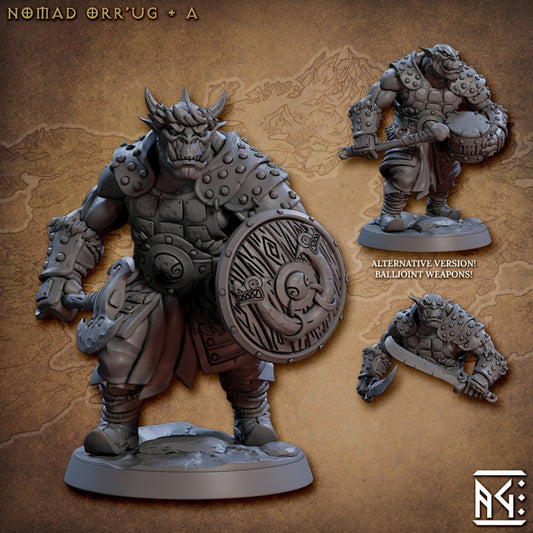Nomad Orr'ug - Warrior (25mm Base)