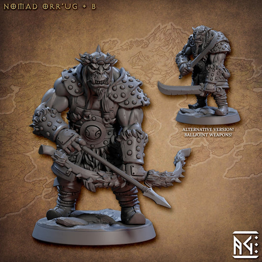 Nomad Orr'ug - Warrior (25mm Base)