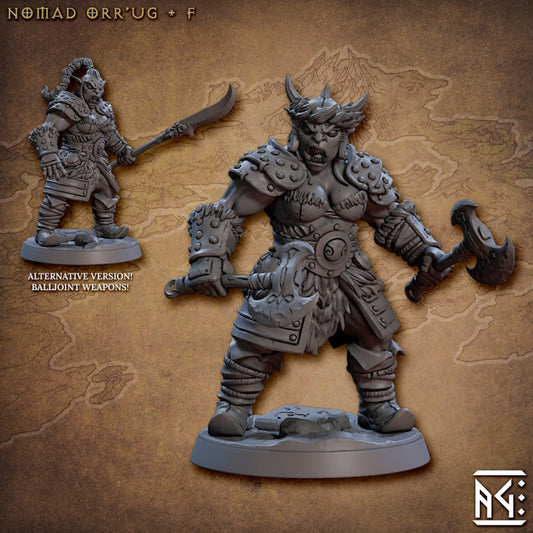 Nomad Orr'ug - Armed (25mm Base)