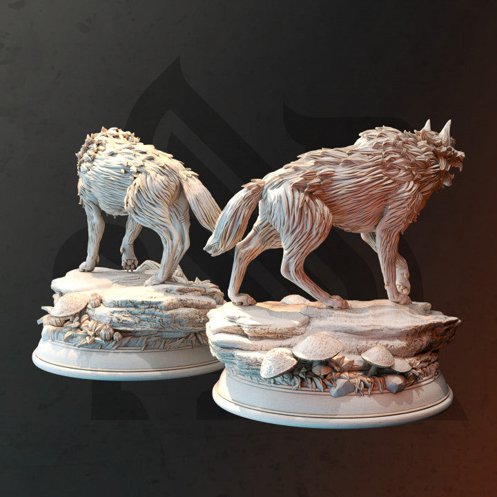 Northern Direwolf Pack Beasts | Medium | DM Stash | D&D DnD Pathfinder Miniature