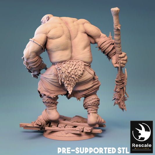 Ogre Giant Monster Figure | Huge | Rescale Miniatures | D&D DnD Pathfinder Miniature