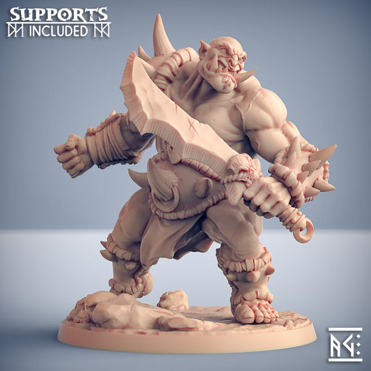 Ogre Marauder - Armed (50mm Base)