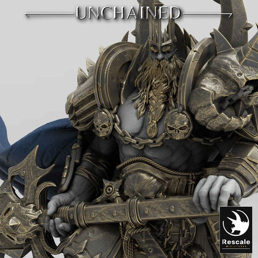 Unchained King and Guards - Regal (25mm Base)