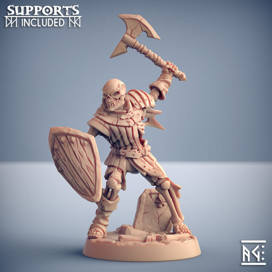Skeleton Undead Soldier Miniature | Medium | Artisan Guild | D&D DnD Pathfinder Miniature