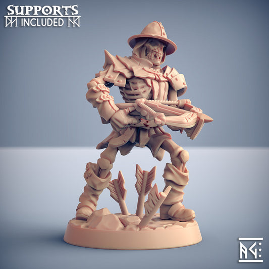 Skeleton Crossbow Warrior Undead Miniature | Medium | Artisan Guild | D&D DnD Pathfinder Miniature