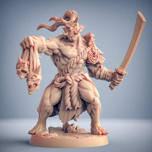 Oni Clan Grunt - Guard (50mm Base)