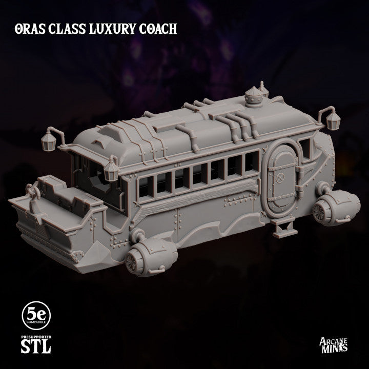 Steampunk Fantasy Vehicle Carriage | Large | Sordane Publishing | D&D DnD Pathfinder Miniature
