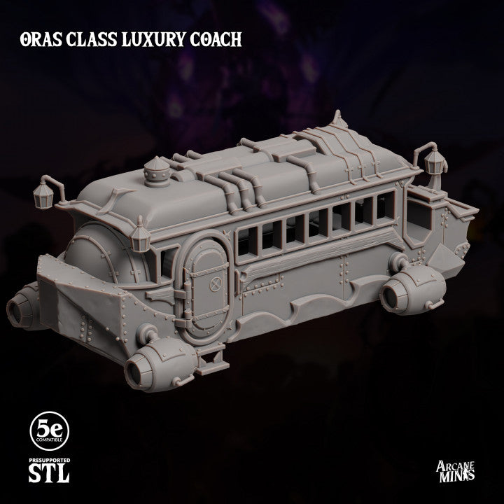 Steampunk Fantasy Vehicle Carriage | Large | Sordane Publishing | D&D DnD Pathfinder Miniature