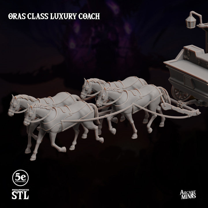 Steampunk Fantasy Vehicle Carriage | Large | Sordane Publishing | D&D DnD Pathfinder Miniature