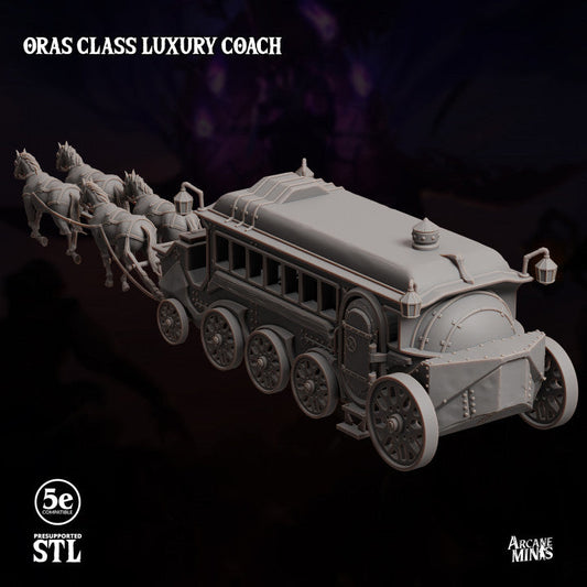 Steampunk Fantasy Vehicle Carriage | Large | Sordane Publishing | D&D DnD Pathfinder Miniature