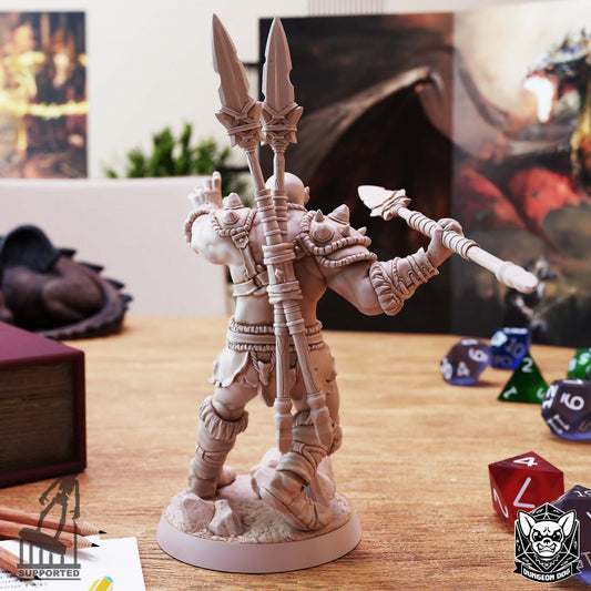 Orc Berserker - Command (25mm Base)