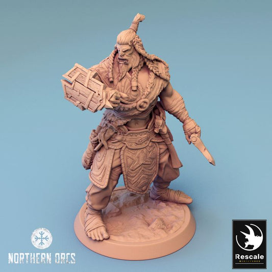 Collection Orc Warrior Axe Soldiers | Medium | Rescale Miniatures | D&D DnD Pathfinder Miniature