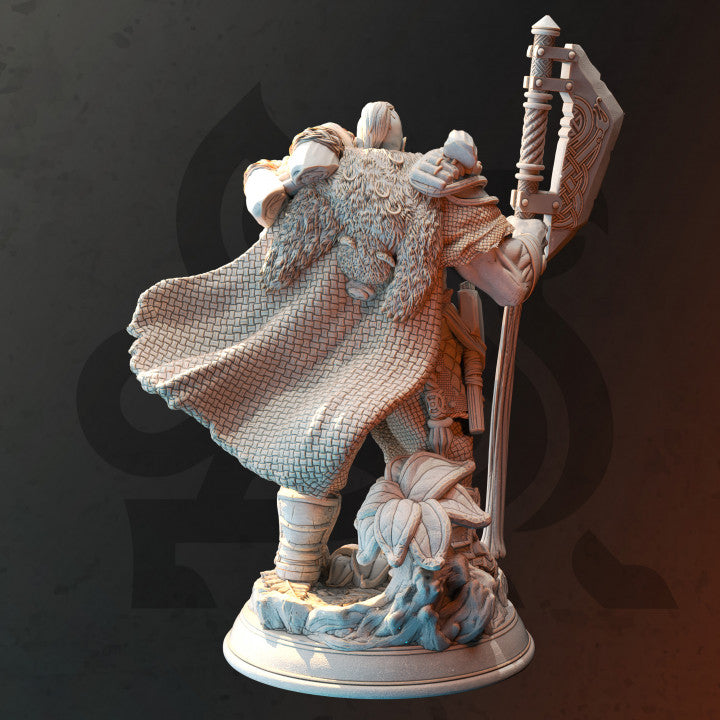 Viking Barbarian Fighter Werebear | Medium | DM Stash | D&D DnD Pathfinder Miniature
