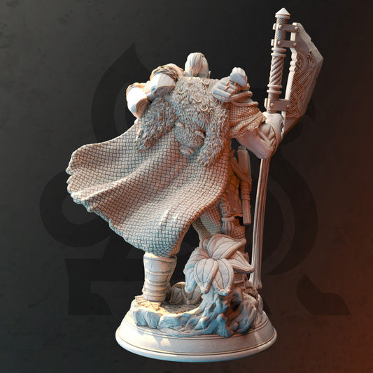 Viking Barbarian Fighter Werebear | Medium | DM Stash | D&D DnD Pathfinder Miniature
