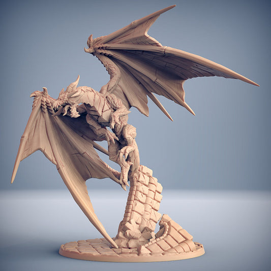 Scramax on Ornithaax - Majestic (100mm Base)