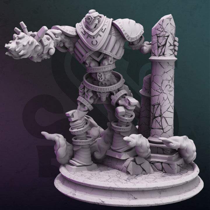 Arcane Golem Magical Construct | Large | DM Stash | D&D DnD Pathfinder Miniature