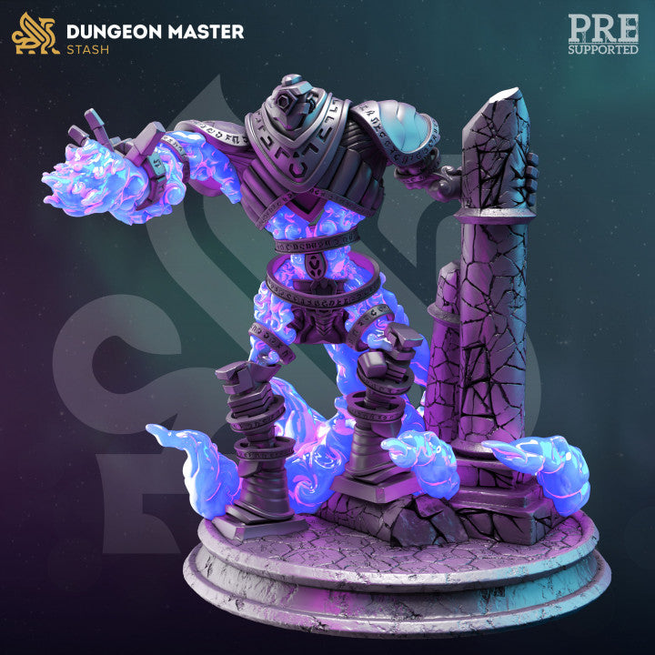 Arcane Golem Magical Construct | Large | DM Stash | D&D DnD Pathfinder Miniature