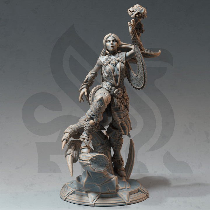 Elven Illusionist Sorcerer Wizard Casting | Medium | DM Stash | D&D DnD Pathfinder Miniature