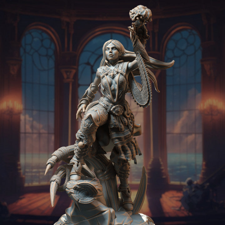 Elven Illusionist Sorcerer Wizard Casting | Medium | DM Stash | D&D DnD Pathfinder Miniature