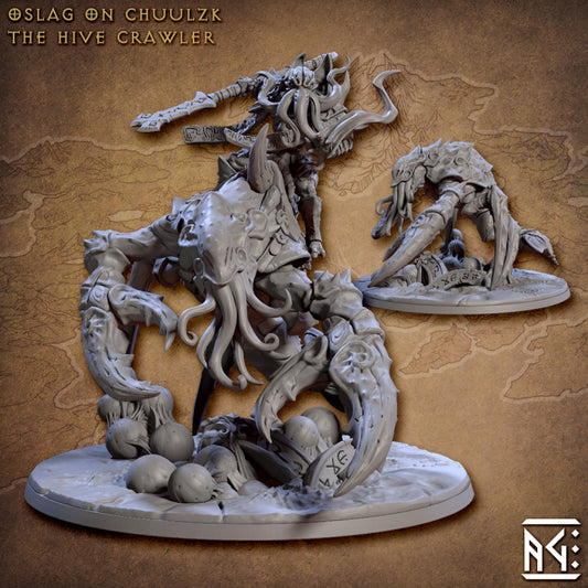 Chuulzk the Hive Crawler - Mounted (100mm Base)