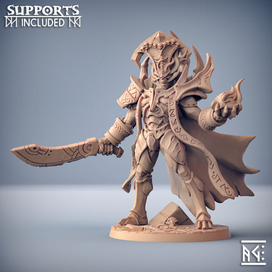Ossarnus the Sarcophagus Guardian - Shield (50mm Base)