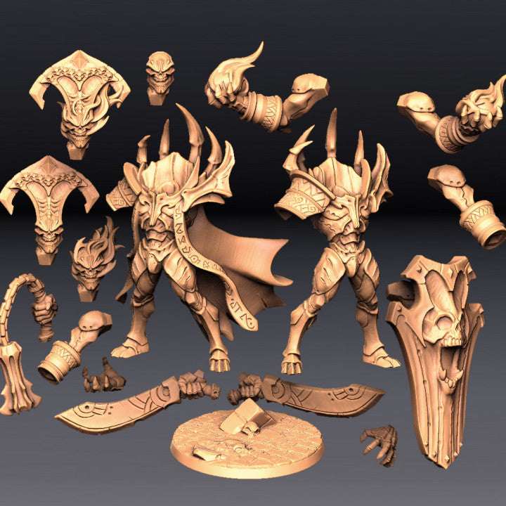 Undead Lich King Skeleton Shield | Large | Artisan Guild | D&D DnD Pathfinder Miniature