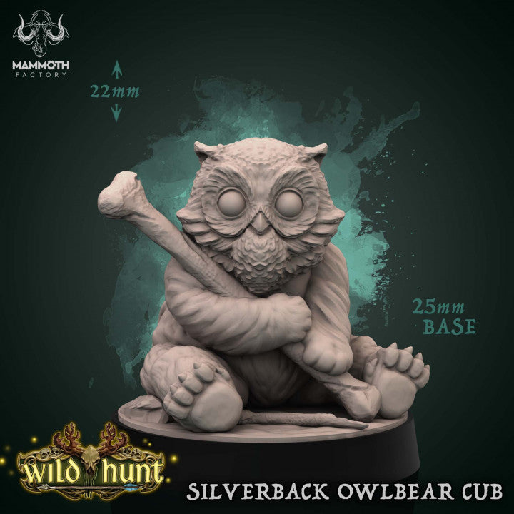 Collection Silverback Owlbear Standing Beast | Large | Mammoth Factory | D&D DnD Pathfinder Miniature