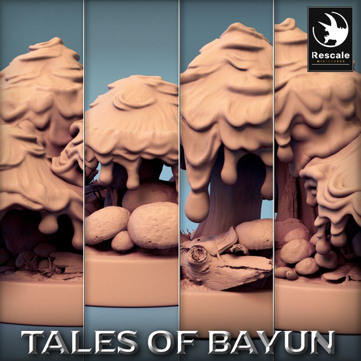 Collection Woodland Guardian Druid Beasts | Medium | Rescale Miniatures | D&D DnD Pathfinder Miniature