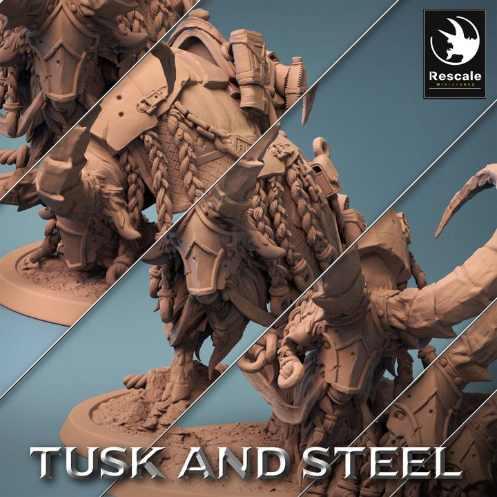 Collection Dwarf Goat Beast Creature | Large | Rescale Miniatures | D&D DnD Pathfinder Miniature