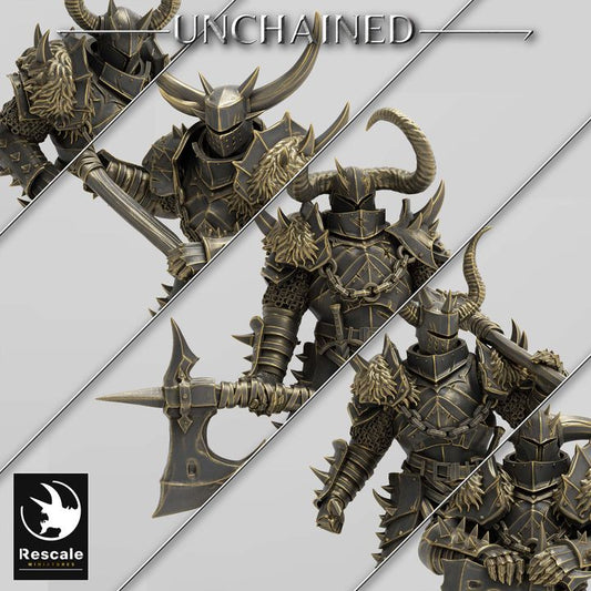 Great Axe Warrior Barbarian Fighter | Medium | Rescale Miniatures | D&D DnD Pathfinder Miniature