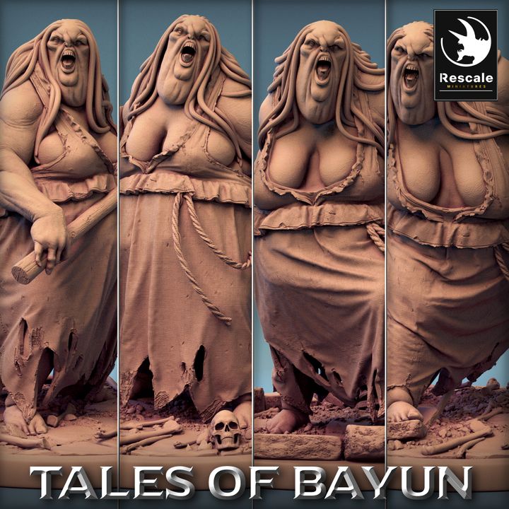 Collection Kikimora Hag Monstrosities Eerie | Large | Rescale Miniatures | D&D DnD Pathfinder Miniature