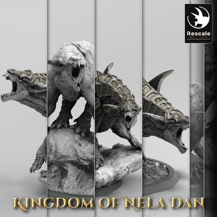 Collection Adaptive Wild Creature Armor | Large | Rescale Miniatures | D&D DnD Pathfinder Miniature