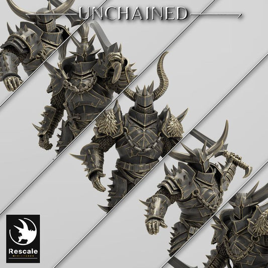 Sword Warrior Fighter Miniature Medium | Rescale Miniatures | D&D DnD Pathfinder Miniature