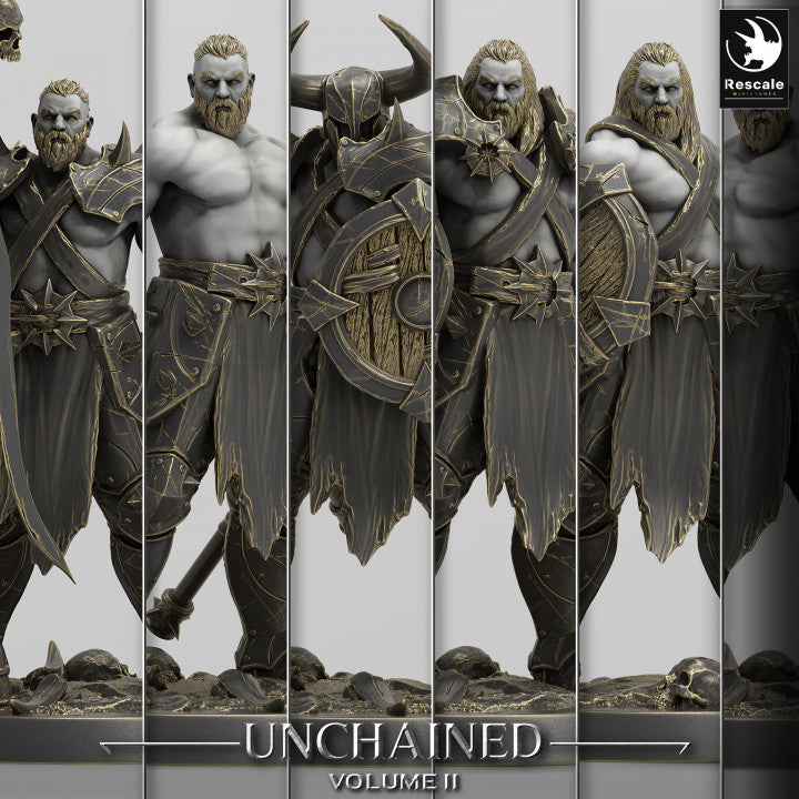 Collection Unchained Ranger Weapon Master Poses | Medium | Rescale Miniatures | D&D DnD Pathfinder Miniature