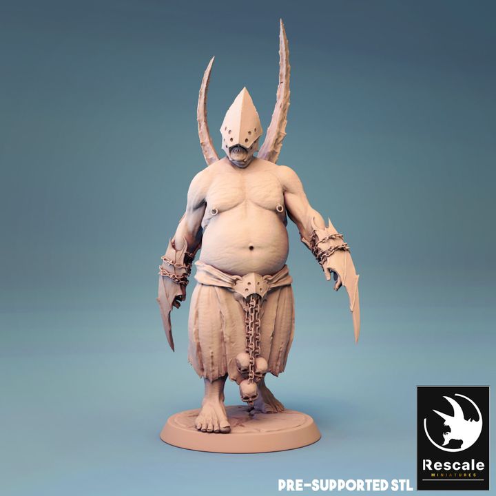 Pestilence Sons Fiend Commander | Medium | Rescale Miniatures | D&D DnD Pathfinder Miniature