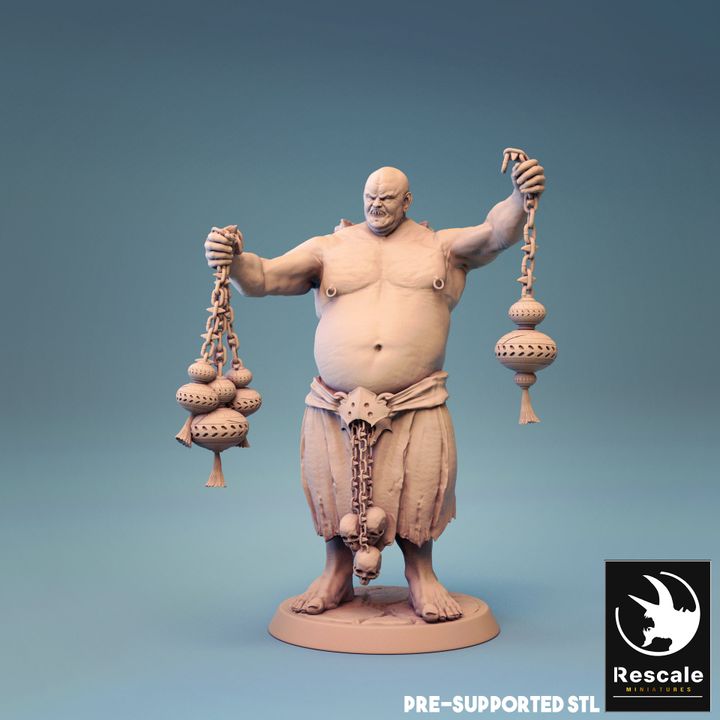 Pestilence Sons Fiend Commander | Medium | Rescale Miniatures | D&D DnD Pathfinder Miniature